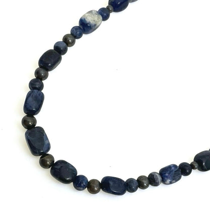 Blue Stone Beaded Necklace