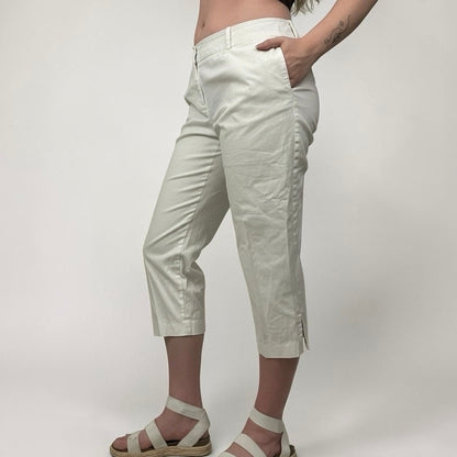 Simply Vera Vera Wang White Cropped Capri Pants