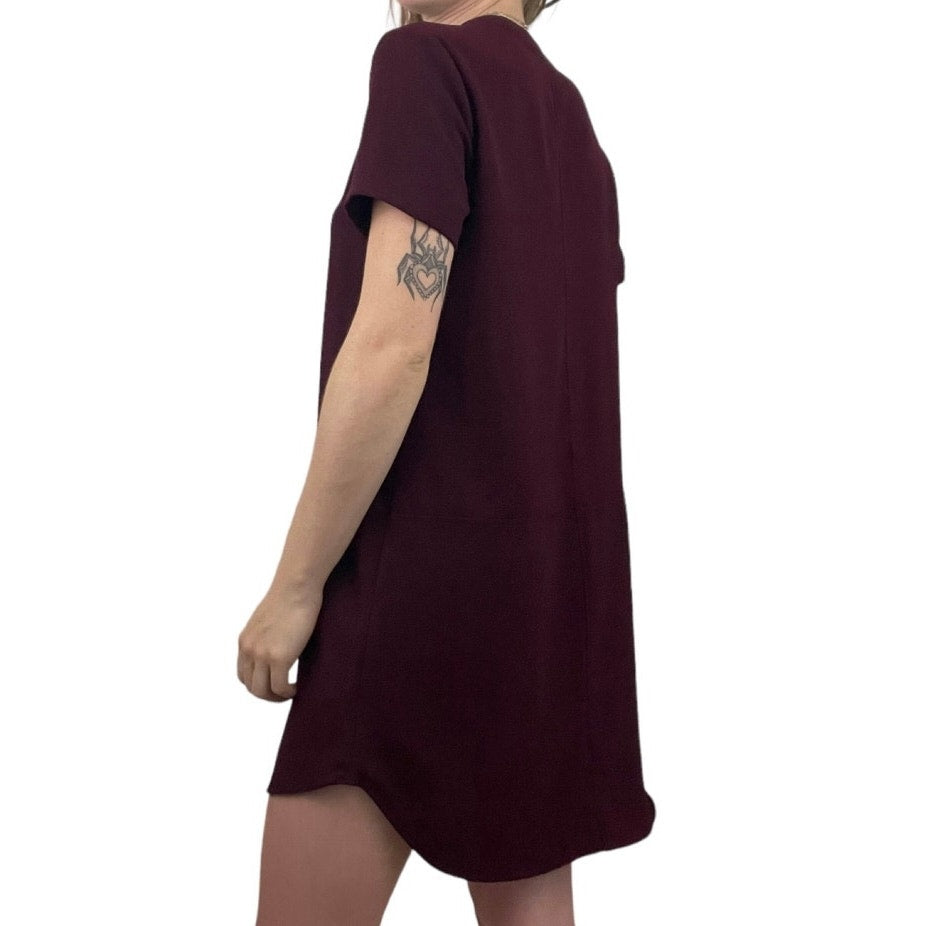 Lush Maroon Mini Dress