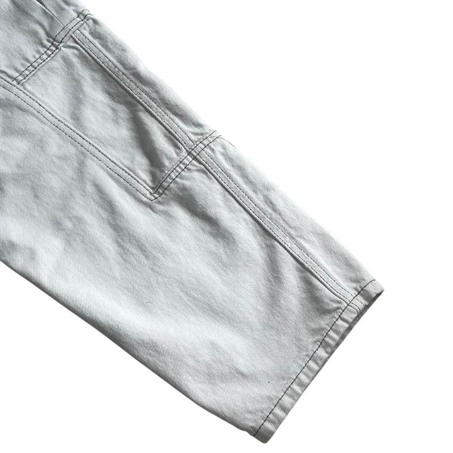 BDG Cream Relaxed Skate Jean Denim High Rise Utility Cargo Pants