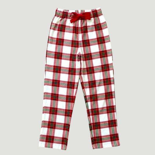 Stars Above Red & Green Plaid Pajama Pants