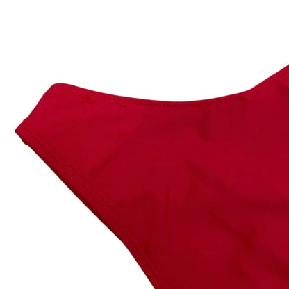 Wild Fable Red Cheeky High Rise V-Cut Bikini Bottoms