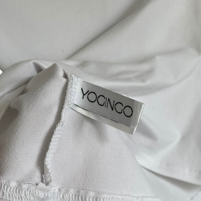 Yogingo White High Neck Long Sleeve Top