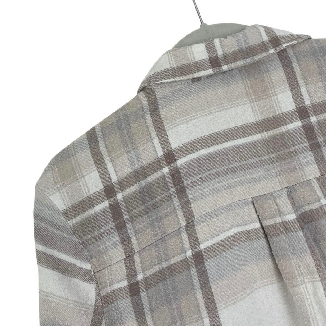 Full Tilt Plaid Button Down Flannel Shirt