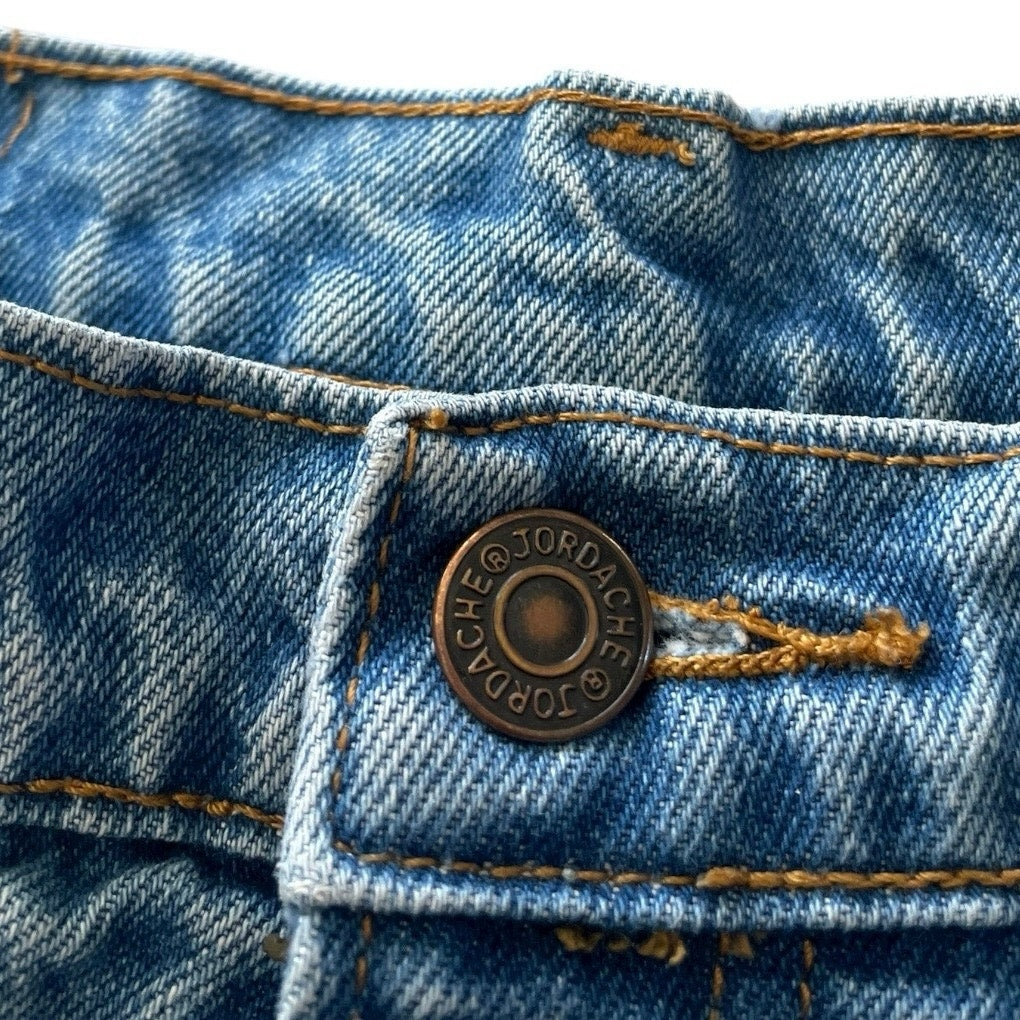 Jordache Denim Midi High Rise Jean Shorts