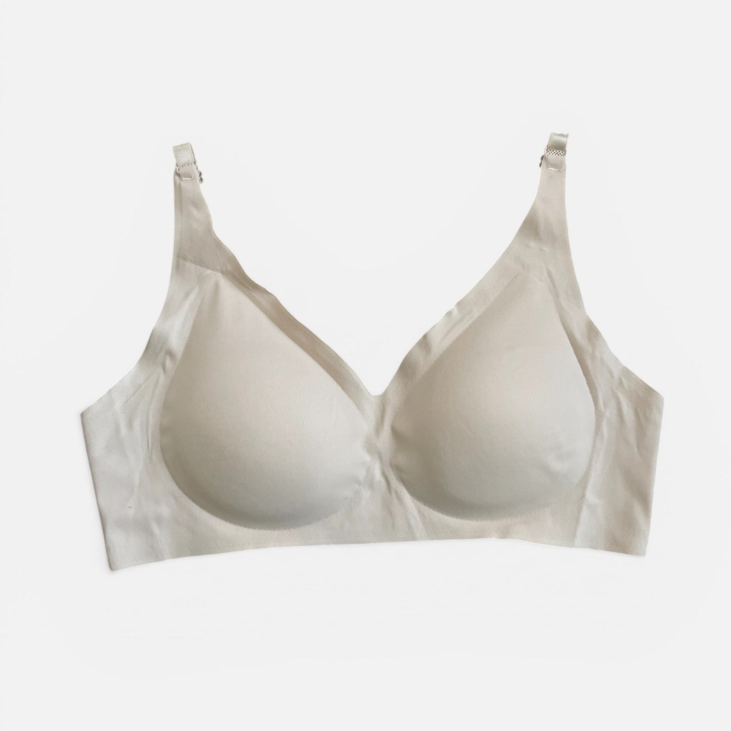 Nude Seamless Wireless Padded Bra