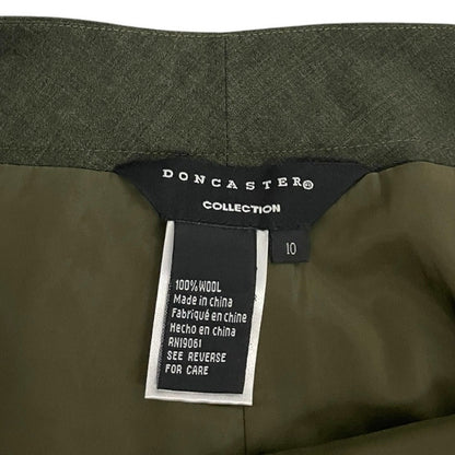 Doncaster Dark Green Wool Trousers