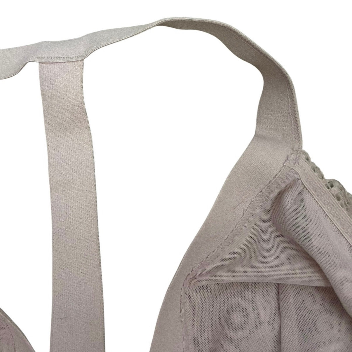 Colsie Light Pink Sheer Lace Bralette