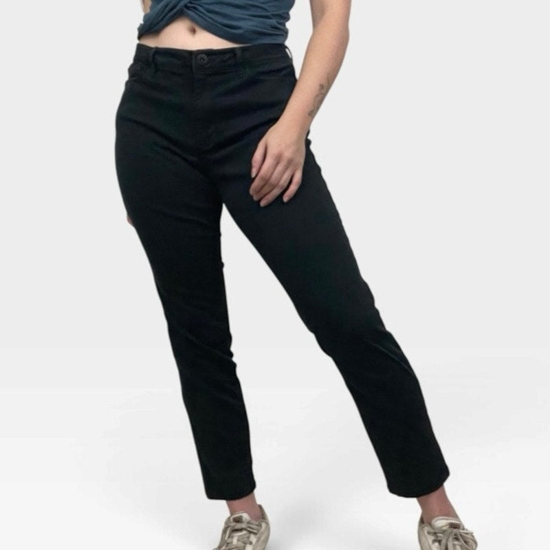 J. Jill Denim Black Authentic Fit Slim Ankle Jeans