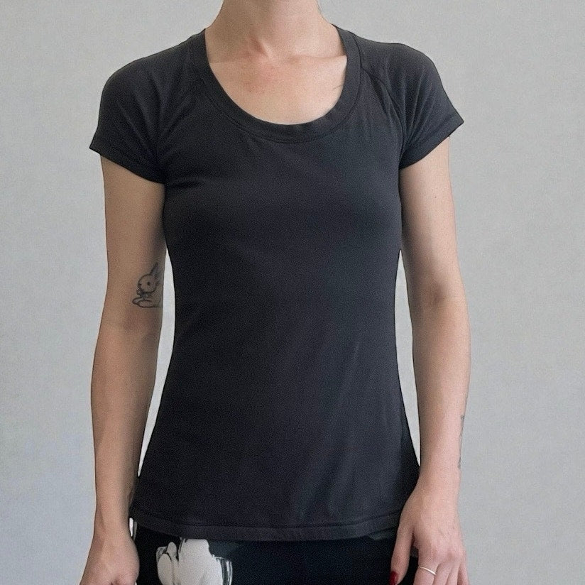 Calia by Carrie Underwood Black Short Sleeve Active Top