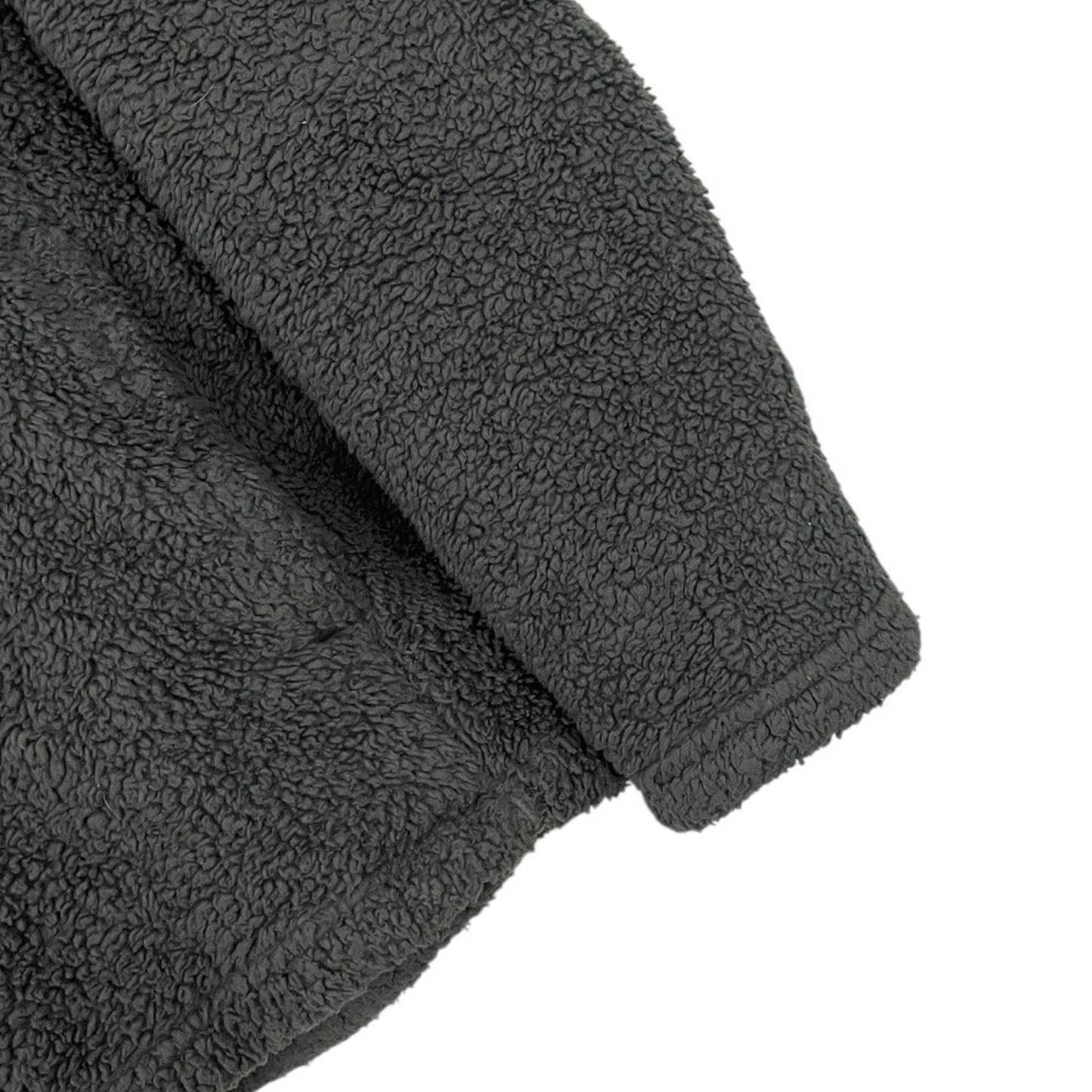 Patagonia Juniors Grey Teddy Sherpa Quarter Zip Sweatshirt