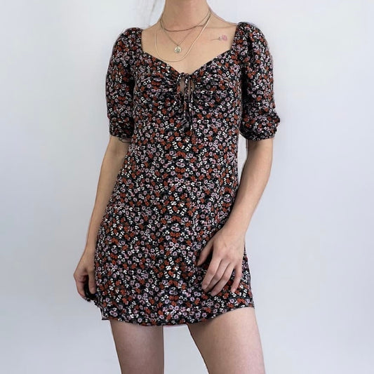 Wild Fable Floral Puff Sleeve Mini Dress