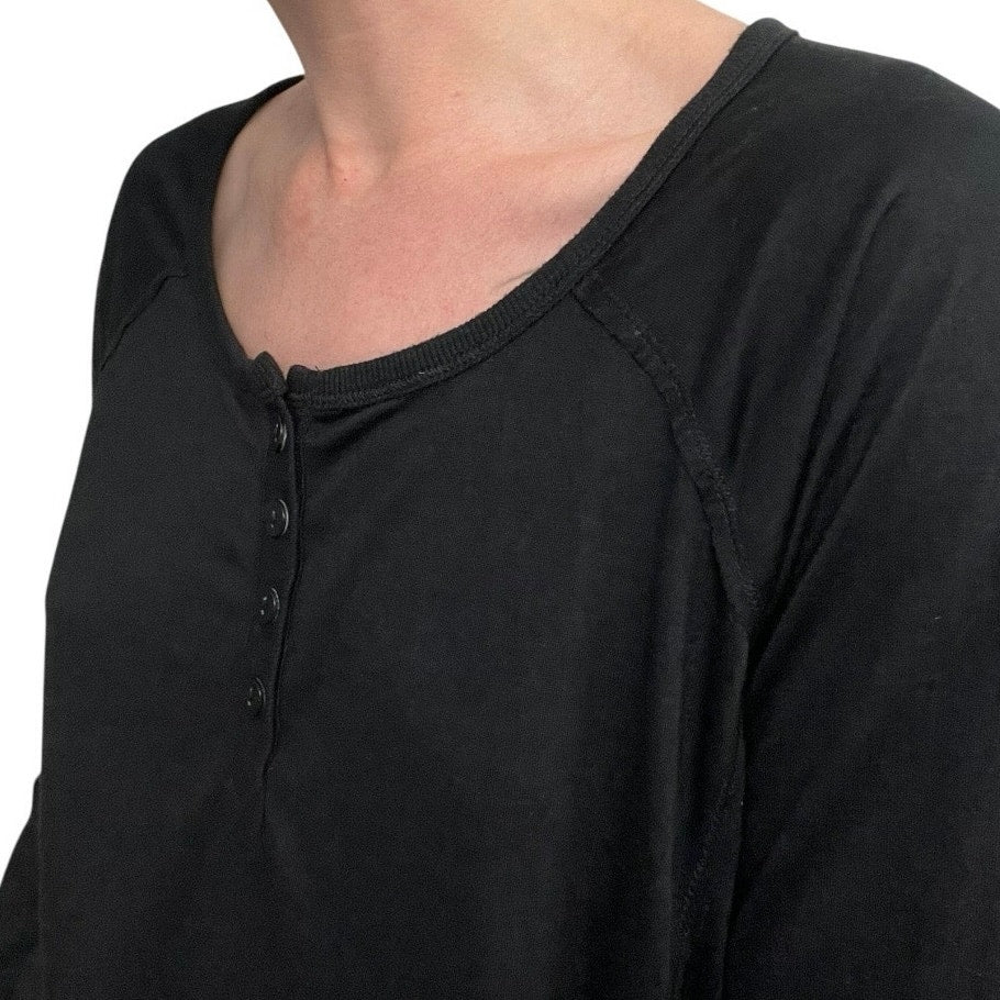 Stars Above Black Long Sleeve Top