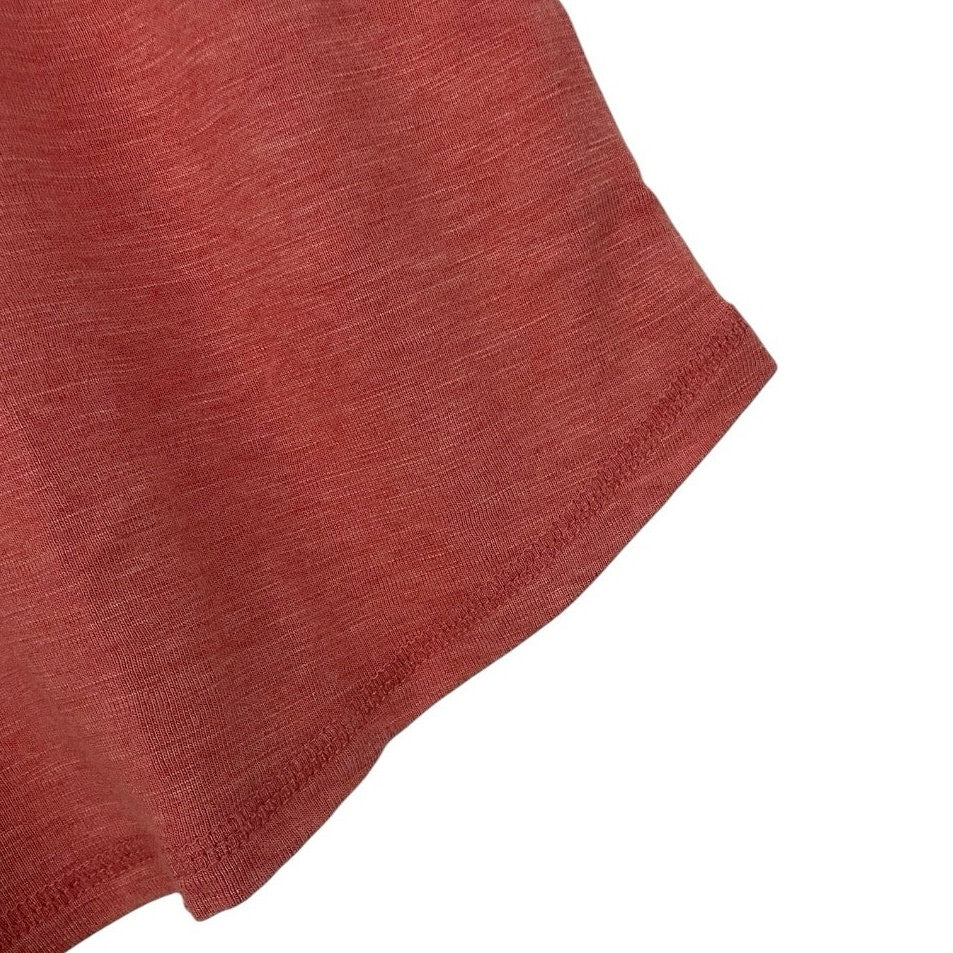 Jessica Simpson Coral Pink V-Neck Short Sleeve Top