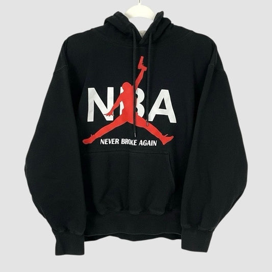 Three Layer Black NBA Never Broke Again Graphic Hoodie Sweatshirt