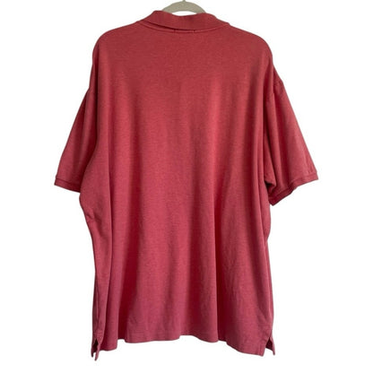 Polo Ralph Lauren Mens Coral Pink Short Sleeve Polo Shirt