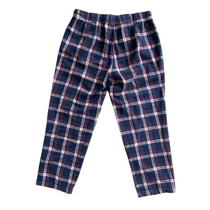 Nordstrom Mens Blue & Red Plaid Cotton Pajama Pants