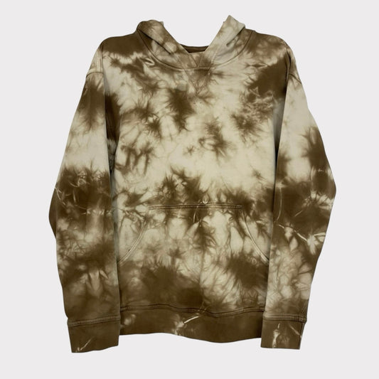 Lululemon Athletica Brown & Cream Tie Dye Hoodie Sweatshirt