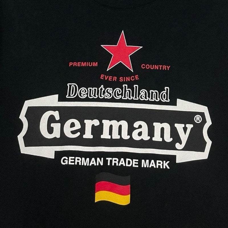 B&C Black Germany Trade Mark Graphic Tee