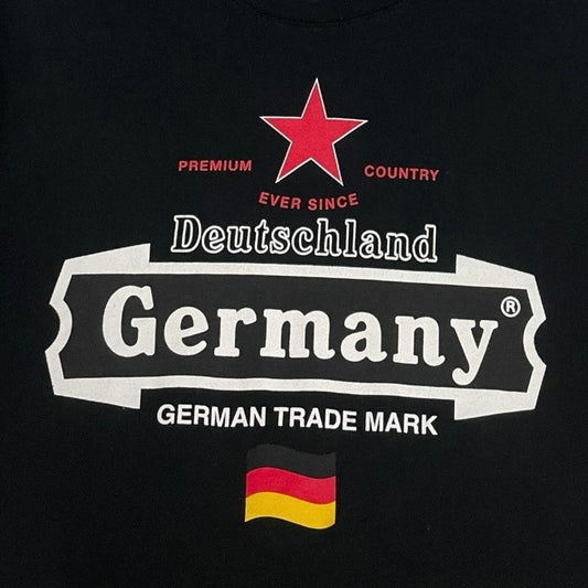 B&C Black Germany Trade Mark Graphic Tee