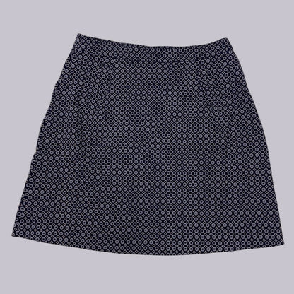 Margaret M Petites Geometric Print A-Line Mini Skirt