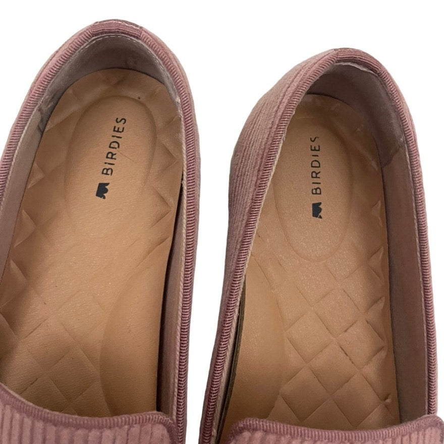 Birdies Pink Corduroy Espadrilles