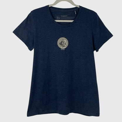 Toad & Co Navy Blue Roar Graphic Tee
