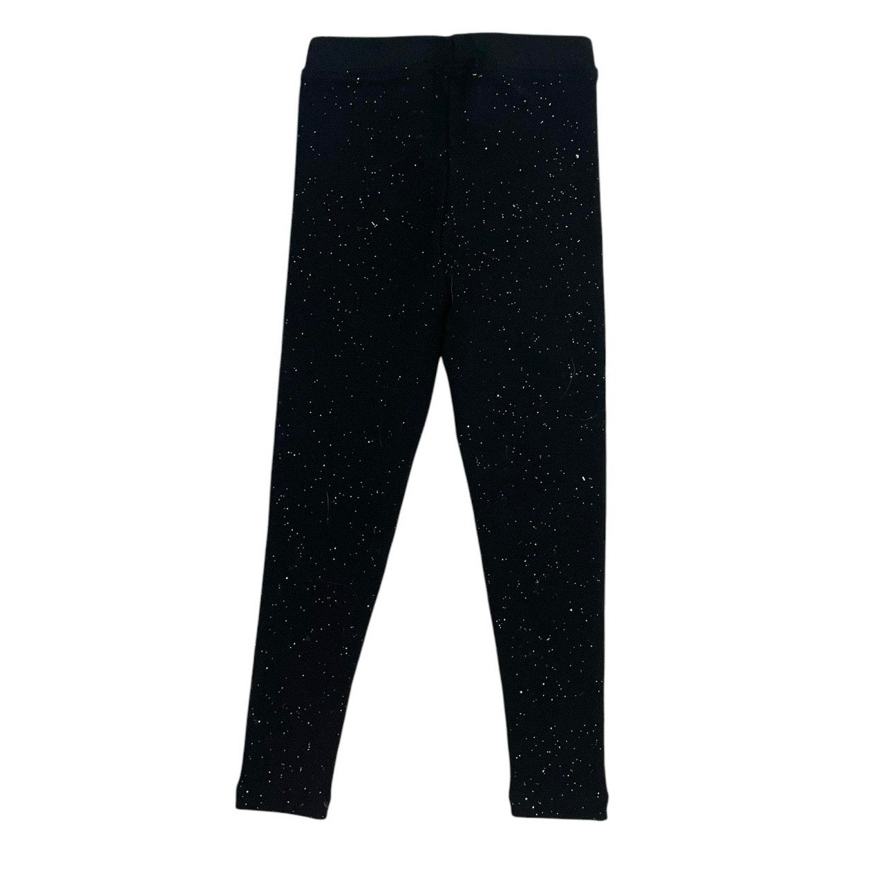 NWT Cat & Jack Girls Black Sparkly Glitter Leggings