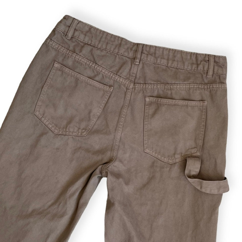 Boohoo Man Mens Beige Cargo Pants