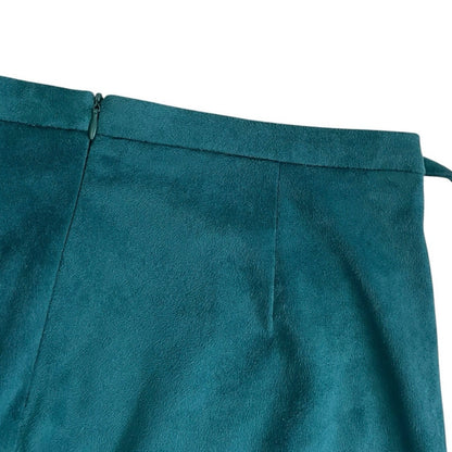 Living Doll Green Velvet Soft Mini Skirt