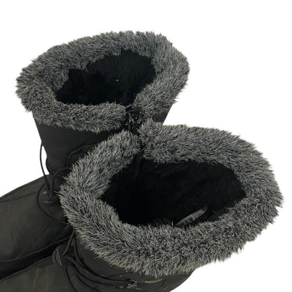 Alpine Design Black Slalom Fur Lined Winter Snow Boots