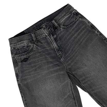 American Eagle Black Strigid High Rise Jeans
