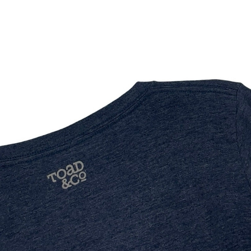 Toad & Co Navy Blue Roar Graphic Tee