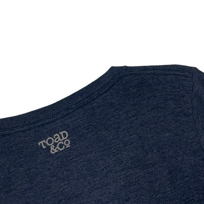 Toad & Co Navy Blue Roar Graphic Tee