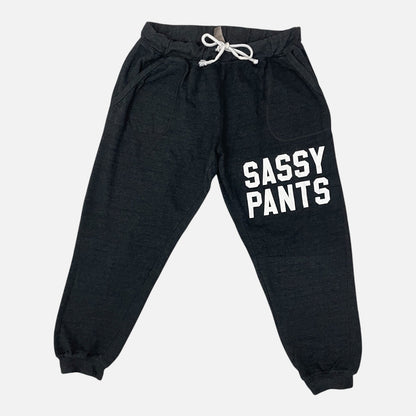 Instant Message Grey Sassy Pants Sweatpants