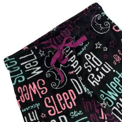 Secret Treasures Black Fluffy Pajama Pants