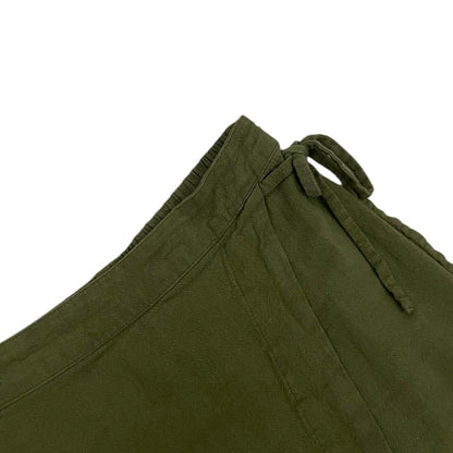 A.N.D. Eawy Olive Green Wrap Mini Skirt