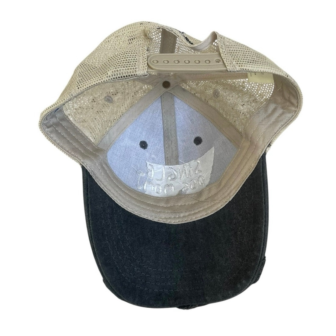Adams Graphic Distressed Snapback Trucker Hat