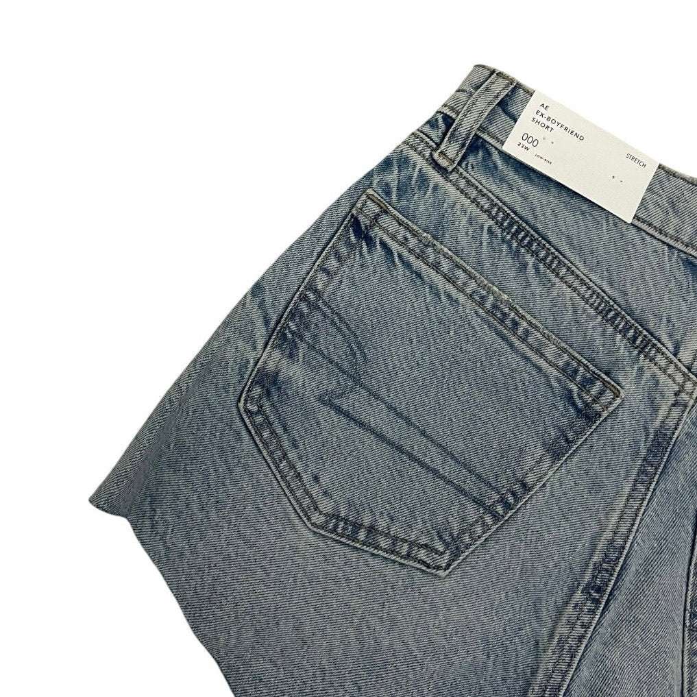 NWT American Eagle Ex-Boyfriend Stretch Low Rise Mini Jean Shorts