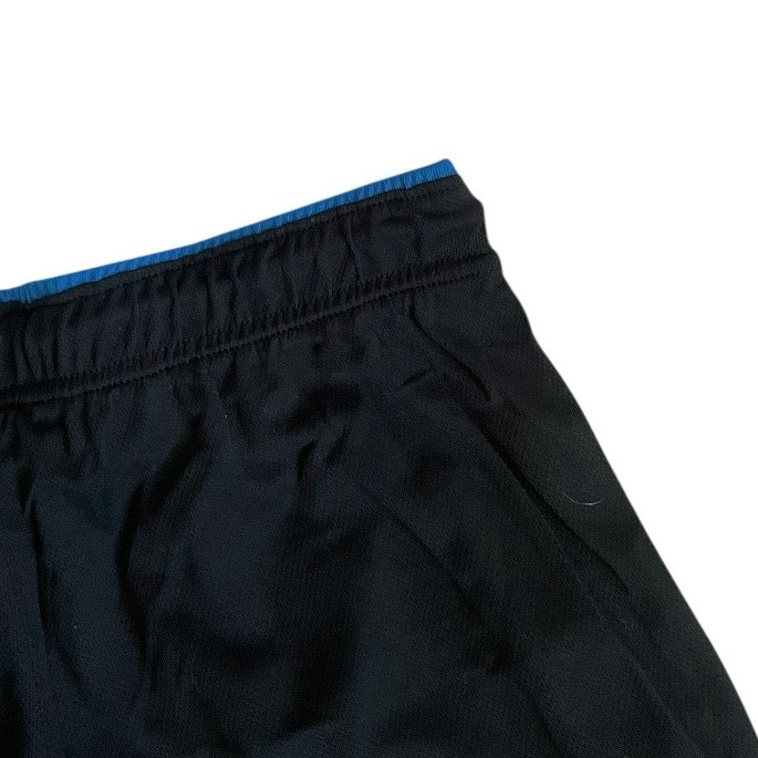 Zengvee Mens Black & Blue Hyper-Fit Track Pants