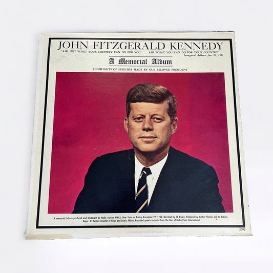 John Fitzgerald Kennedy A Memorial Album Vinyl Record