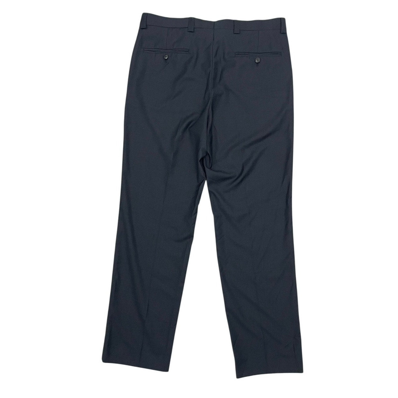 Pronto Uomo Mens Flat Front Straight Leg Dress Pants