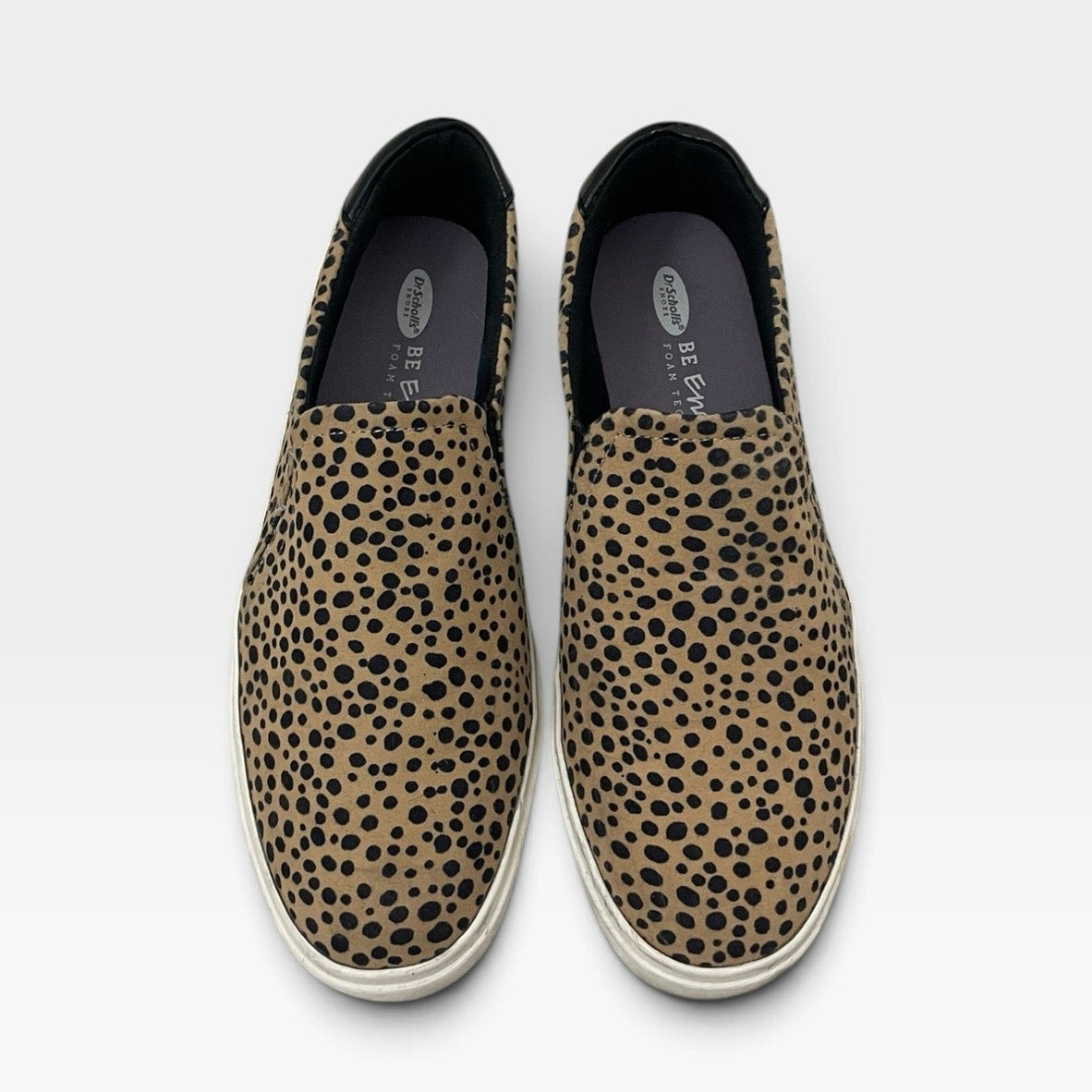 Dr. Scholl's Cheetah Print Faux Suede Slip On Sneakers