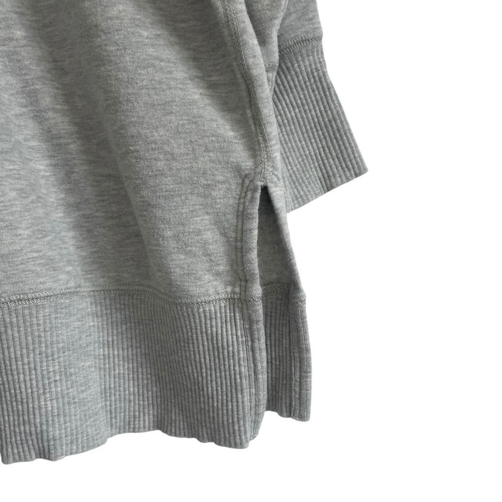 Maurices Grey Striped Crewneck Sweatshirt
