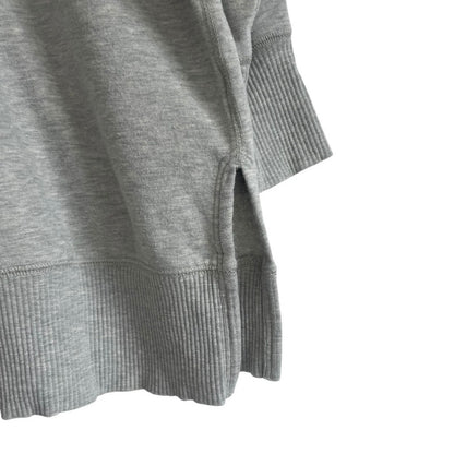 Maurices Grey Striped Crewneck Sweatshirt