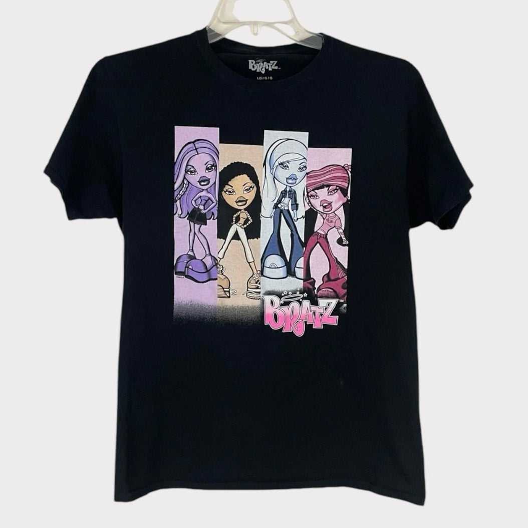 Bratz Black Graphic Short Sleeve Y2K Tee