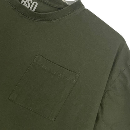 RSQ Mens Dark Green Short Sleeve Tee