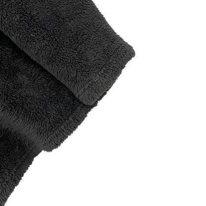 Arctic Point Vintage Fluffy Grey Faux Fur Quarter Zip