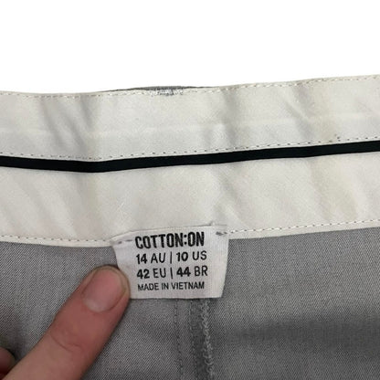 Cotton On Grey Wide Leg High Rise Trousers
