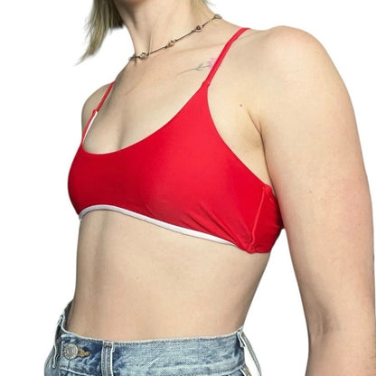 Red Padded Bikini Top